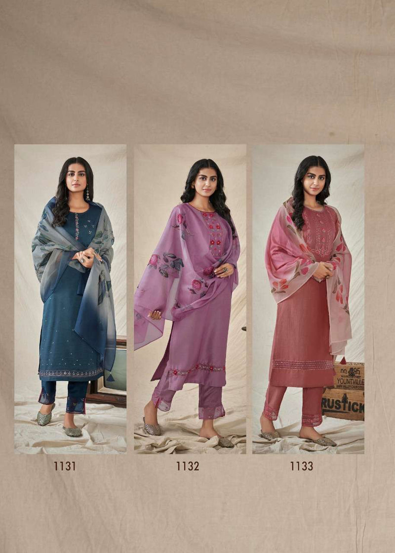 Glamour by Vink Silk Simple Wear Kurti With Digital Print Dupatta