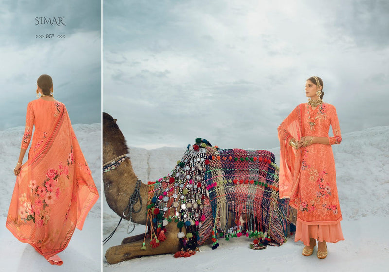 Glossy Florencia Lawn Cotton Stylish Designer Salwar Kameez