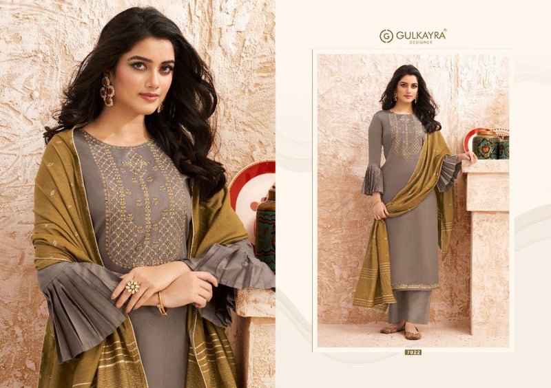 Gulkayra Designer Nazm Jam Silk With Heavy Embroidery Salwar Suit