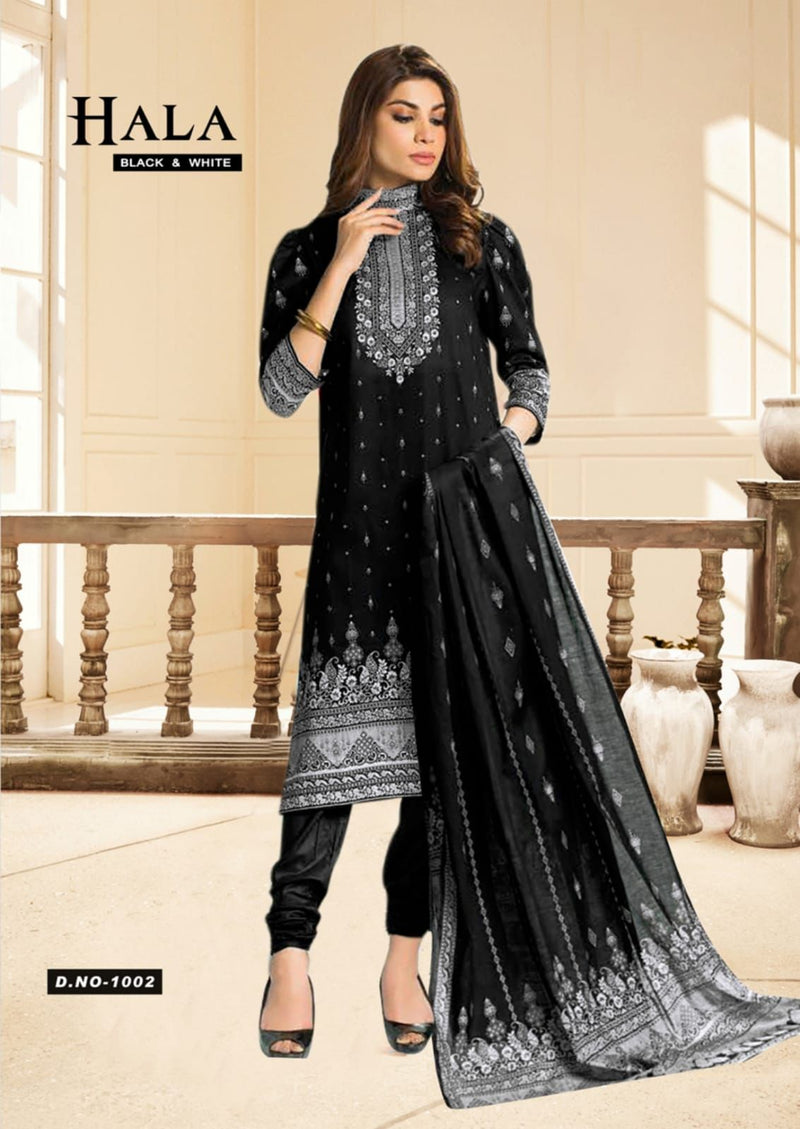 Hala Luxury Cotton Collection Vol 1 Cotton Pakistani Style Party Wear Salwar Suits