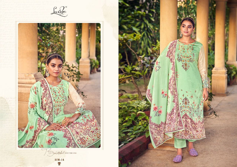 Levisha Hamza Pashmina With Beautiful Printed Work Stylish Designer Fancy Salwar Suit