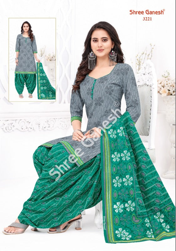 Shree Ganesh Hansika Vol 12 Part C Cotton Printed Patiyala Style Festive Wear Salwar Suits