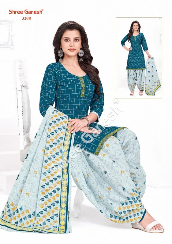 Shree Ganesh Hansika Vol 12 Part C Cotton Printed Patiyala Style Festive Wear Salwar Suits