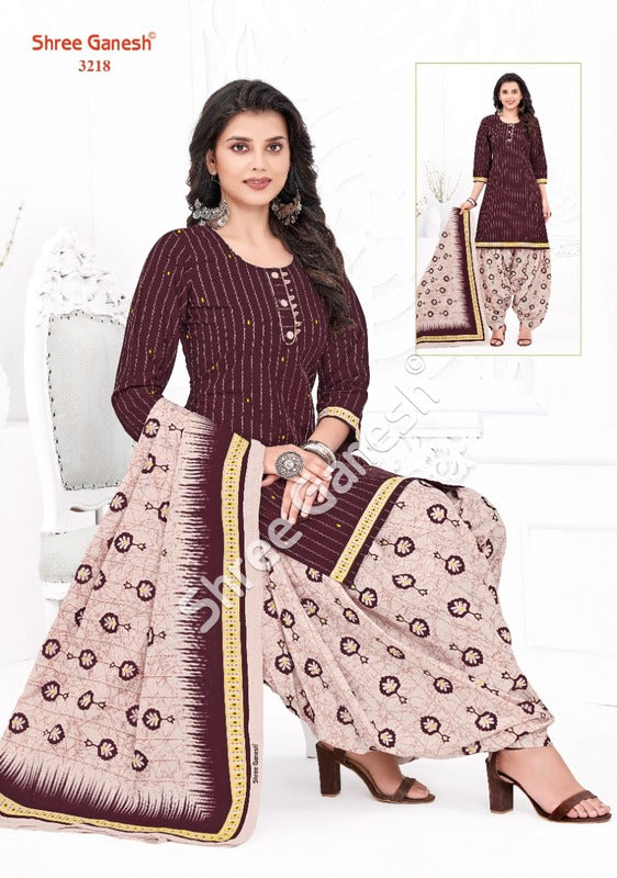 Shree Ganesh Hansika Vol 12 Part C Cotton Printed Patiyala Style Festive Wear Salwar Suits