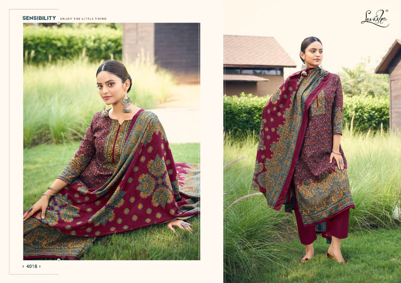 Levisha Harmoney Vol 4 Pashmina Printed Excellent Premium Work Stylish Designer Salwar Suit