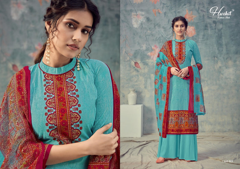 Harshit Fashion Hub Sanjeeda Fabric Digital Print Salwar Suit Cambric Cotton