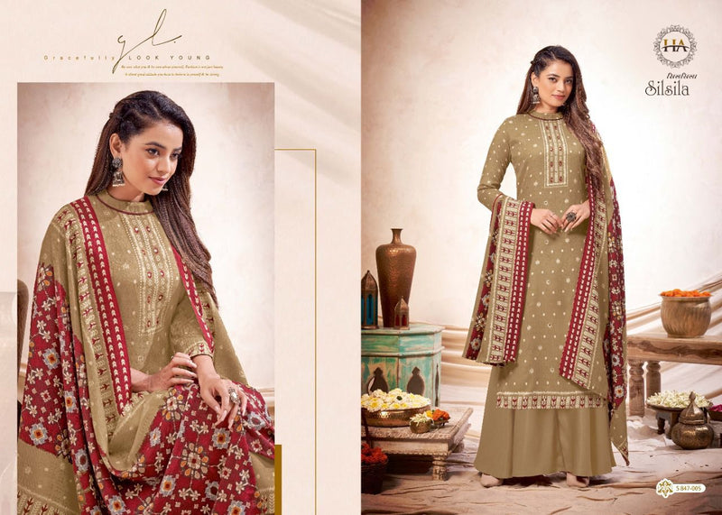 Harshit Fashion Silsila Pure Wool  Pashmina Pakistani Salwar Suits