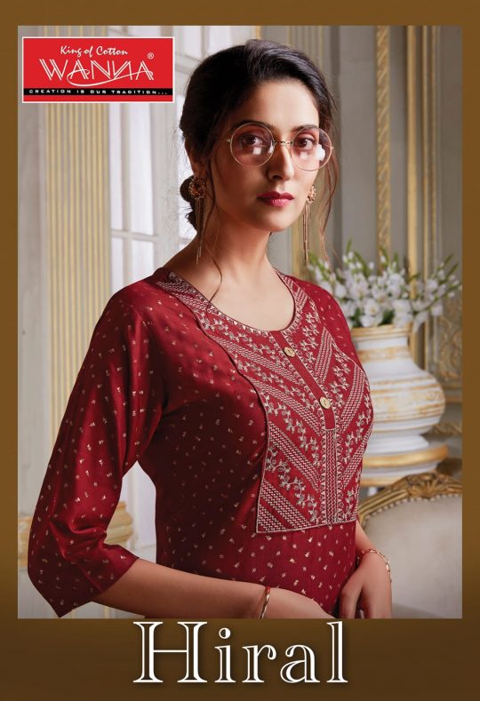 Wanna Chanchal Rayon Printed Stylish Kurtis With Bottom