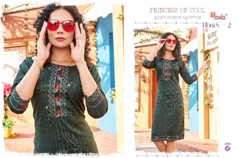 Smylee Honey Vol 2 Rayon Causal Wear Kurti