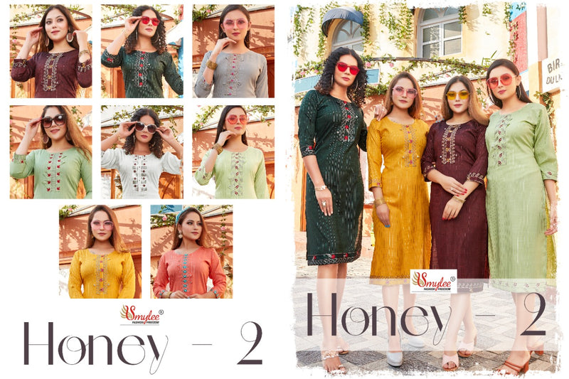 Smylee Honey Vol 2 Rayon Causal Wear Kurti