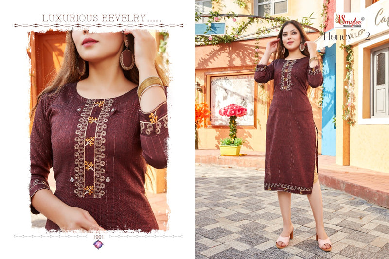 Smylee Honey Vol 2 Rayon Causal Wear Kurti