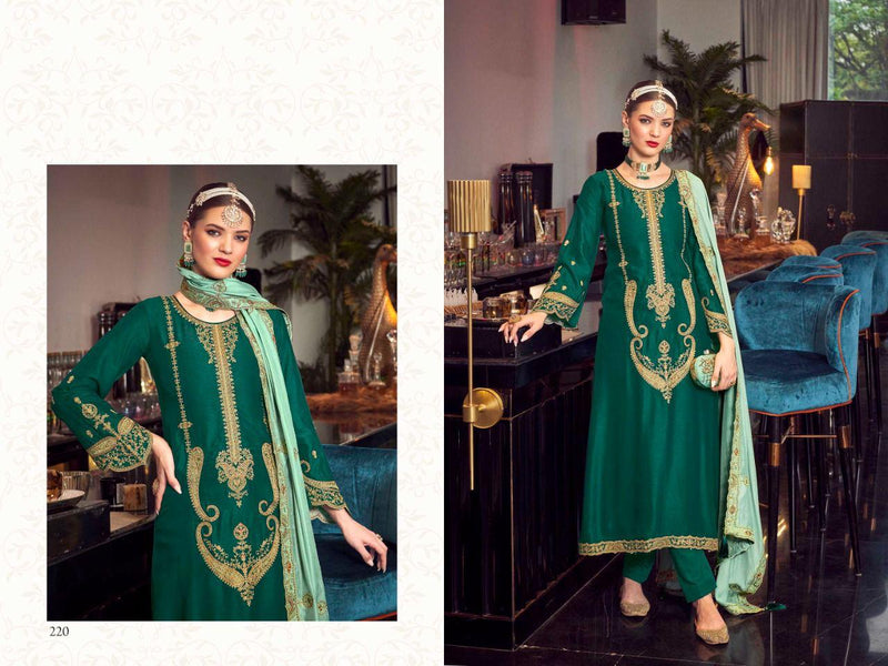 Aiqa Lifestyle Hoonar Silk With Heavy Embroidery Work Stylish Designer Festive Wear Salwar Kameez