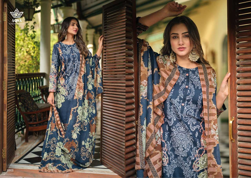 Aqsa Fashion Hurma Cambric Cotton Pakistani Style Printed Festive Wear Salwar Suits