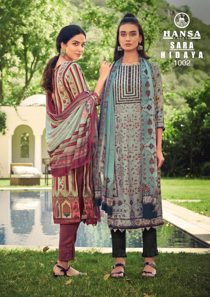 Hansa Presents Hidaya Sara Pashmina Winter Wear Salwar Kameez