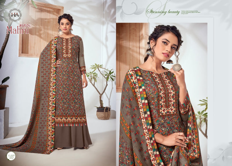 Harshiit Fashion Mahru Pashmina Digital Kaani Salwar Suit