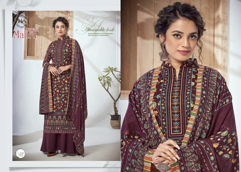 Harshiit Fashion Mahru Pashmina Digital Kaani Salwar Suit