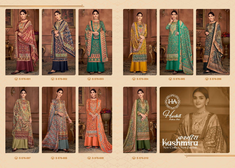 Harshit Fashion Hub Kashmira Pure Wool Pashmina Digital Print Work Salwar Kameez