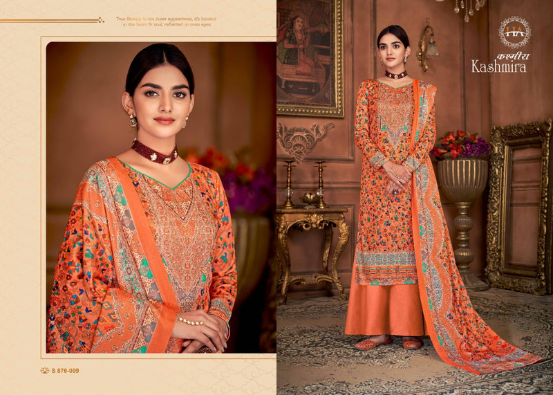 Harshit Fashion Hub Kashmira Pure Wool Pashmina Digital Print Work Salwar Kameez