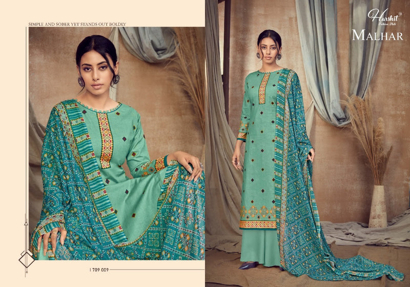 Harshit Fashion Hub Malhar Cambric Digital Print Mirror Work Salwar Suits