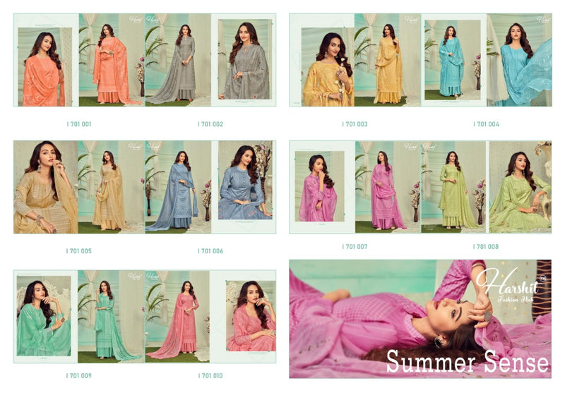 Harshit Fashion Summer Sense Cambric Cotton Print Summer Wear Salwar Kameez