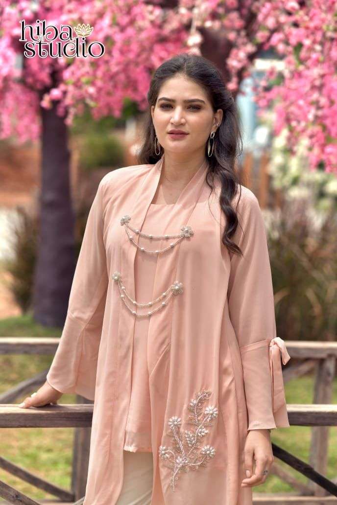 Hiba Studio Presents Lpc Vol 41 Georgette Designer Stylish Pakistani Kurti