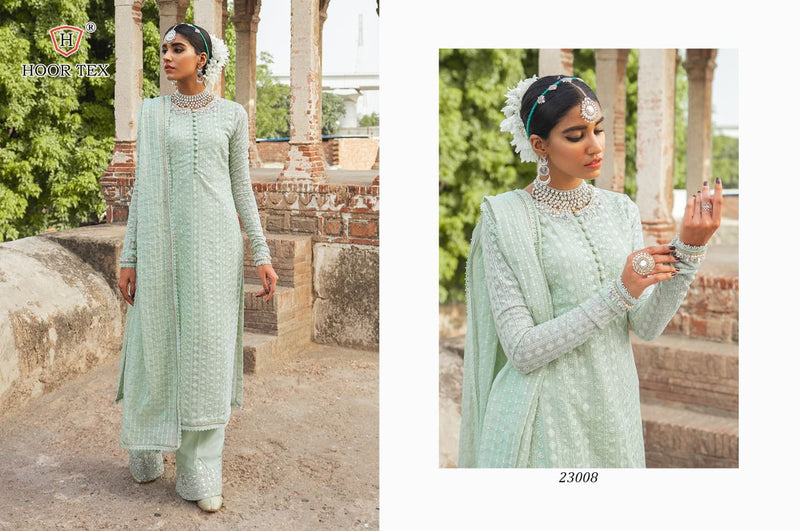 Hoor Tex 23008 Fox Georgette Heavy Embroidery Work Salwar Kameez