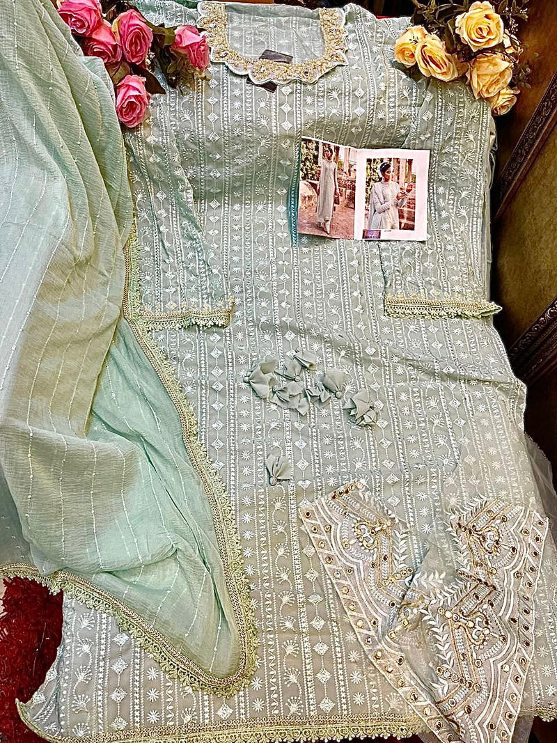 Hoor Tex 23008 Fox Georgette Heavy Embroidery Work Salwar Kameez