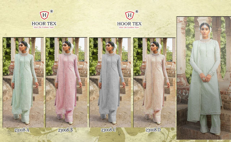 Hoor Tex 23008 Fox Georgette Heavy Embroidery Work Salwar Kameez