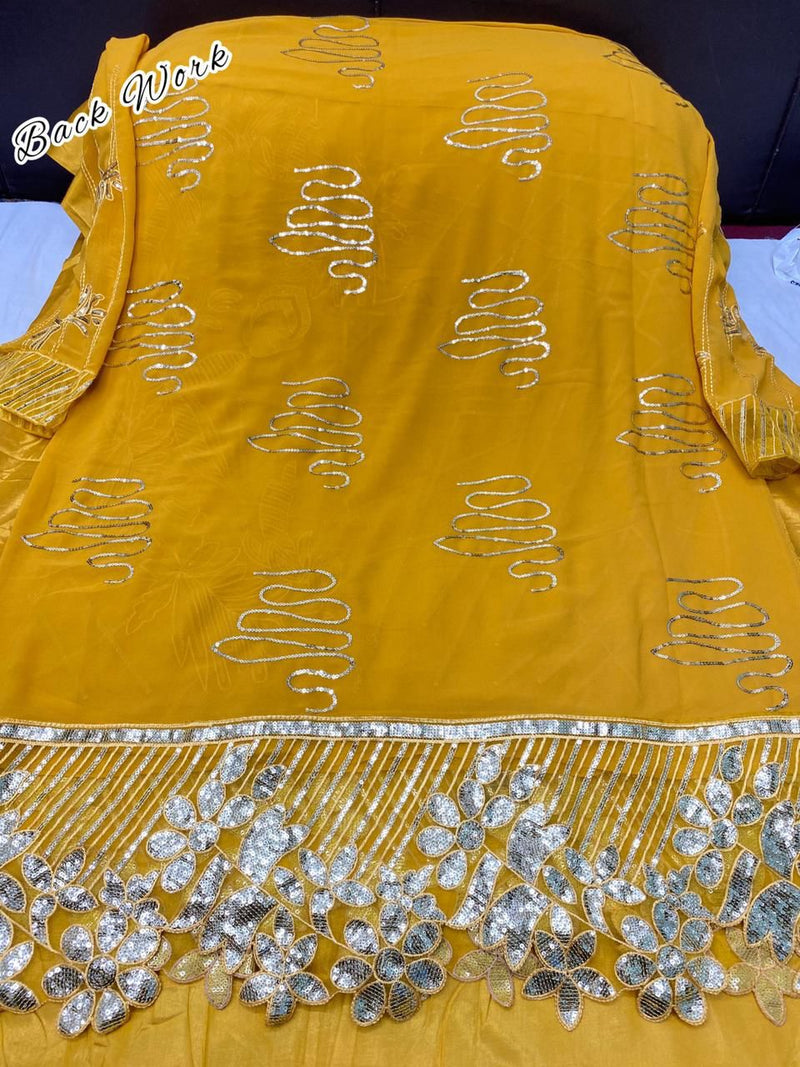 Hoor Tex 23014 Heavy Georgette Heavy Embroidery Sequence Work Salwar Suit