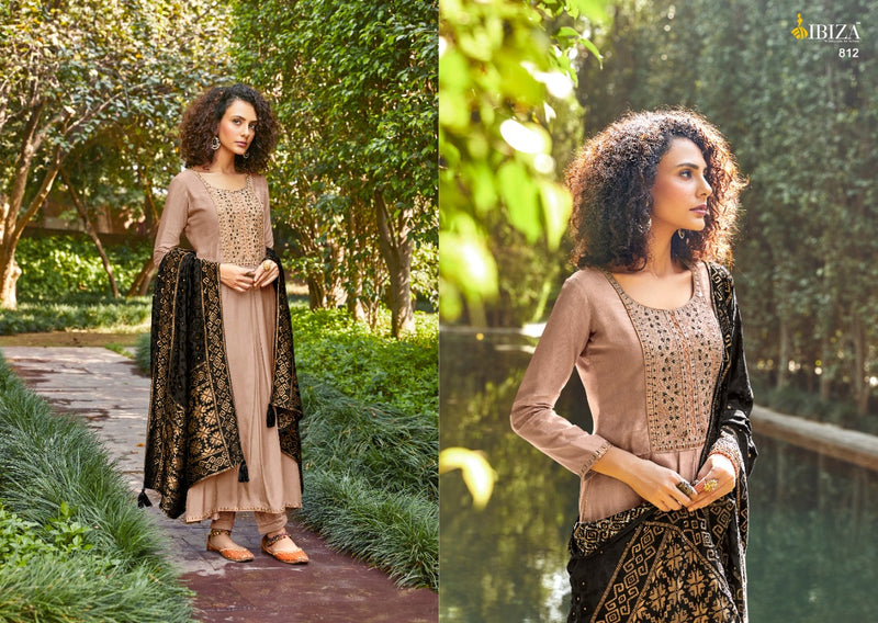 Ibiza Nagris Pure Silk Embroidery Suit Collection