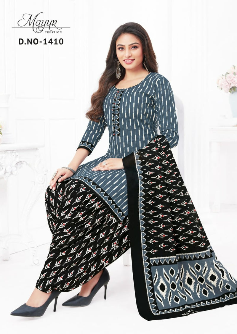 Mayur Creation Ikkat Vol 14 Cotton Printed Designer Salwar Kameez