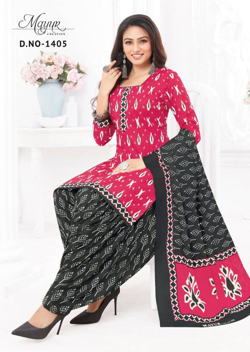 Mayur Creation Ikkat Vol 14 Cotton Printed Designer Salwar Kameez