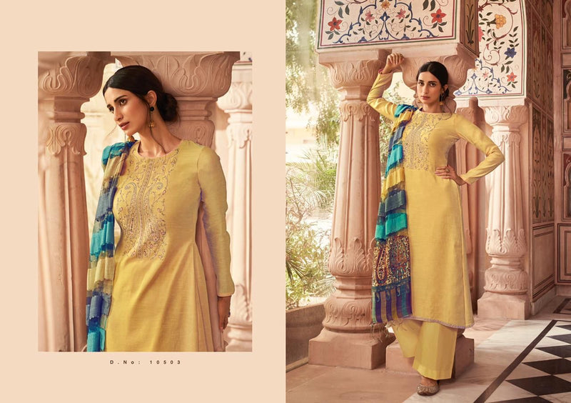 Deepsy Suits Illiana Linen Silk Embroidered Party Wear Salwar Suits