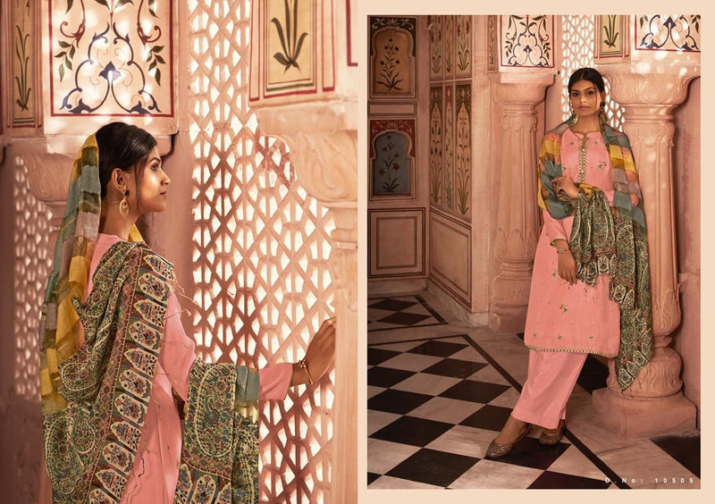 Deepsy Suits Illiana Linen Silk Embroidered Party Wear Salwar Suits