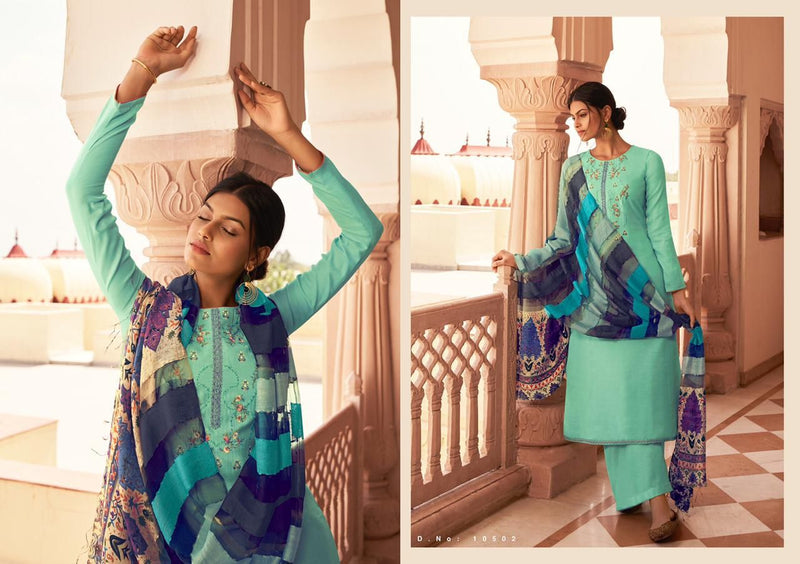 Deepsy Suits Illiana Linen Silk Embroidered Party Wear Salwar Suits