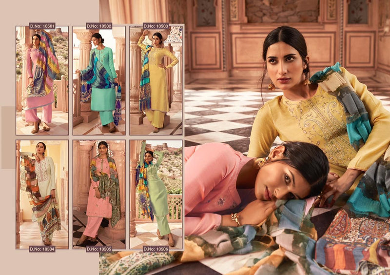 Deepsy Suits Illiana Linen Silk Embroidered Party Wear Salwar Suits