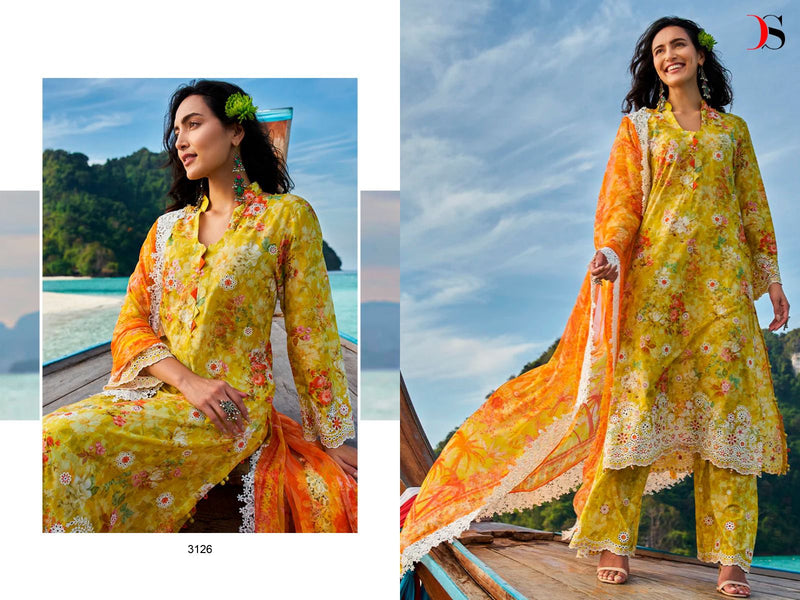 Deepsy Suits Image Chikankari Collection Vol 23 Cotton Print Boering Work Fancy Pakistani Salwar Suit