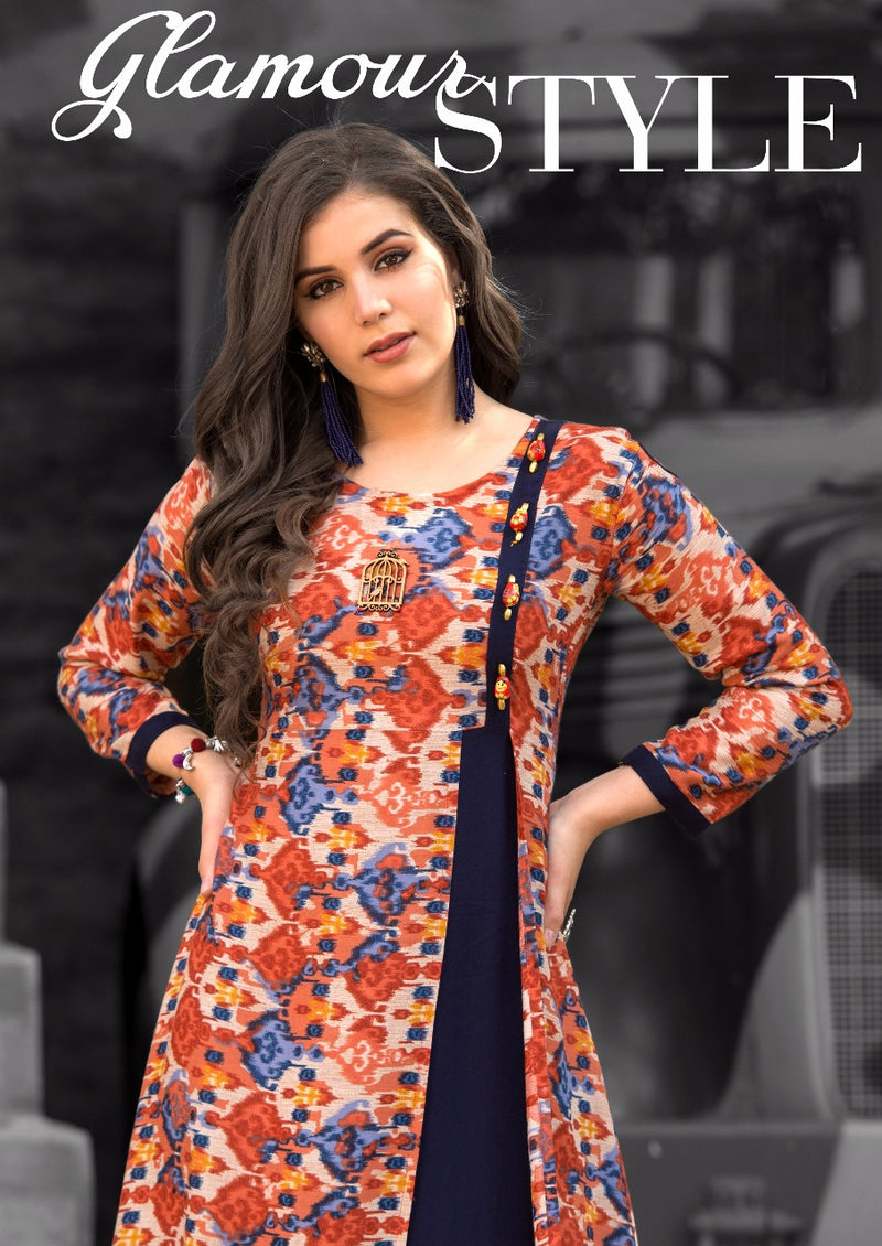 Diksha Riya Vol 1 Fancy  Party Wear Long Kurtis
