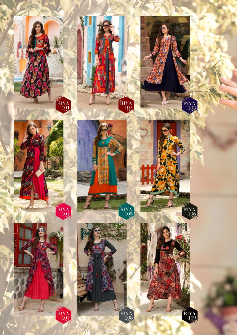 Diksha Riya Vol 1 Fancy  Party Wear Long Kurtis