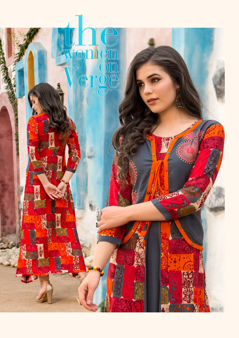Diksha Riya Vol 1 Fancy  Party Wear Long Kurtis