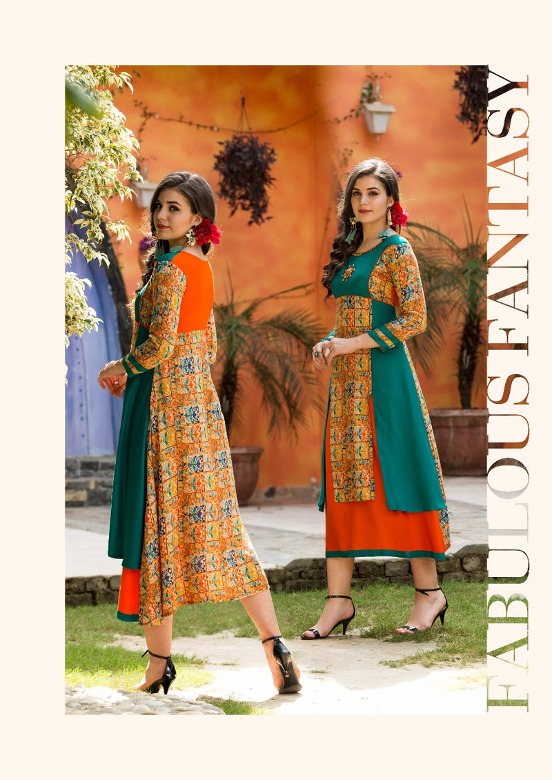Diksha Riya Vol 1 Fancy  Party Wear Long Kurtis
