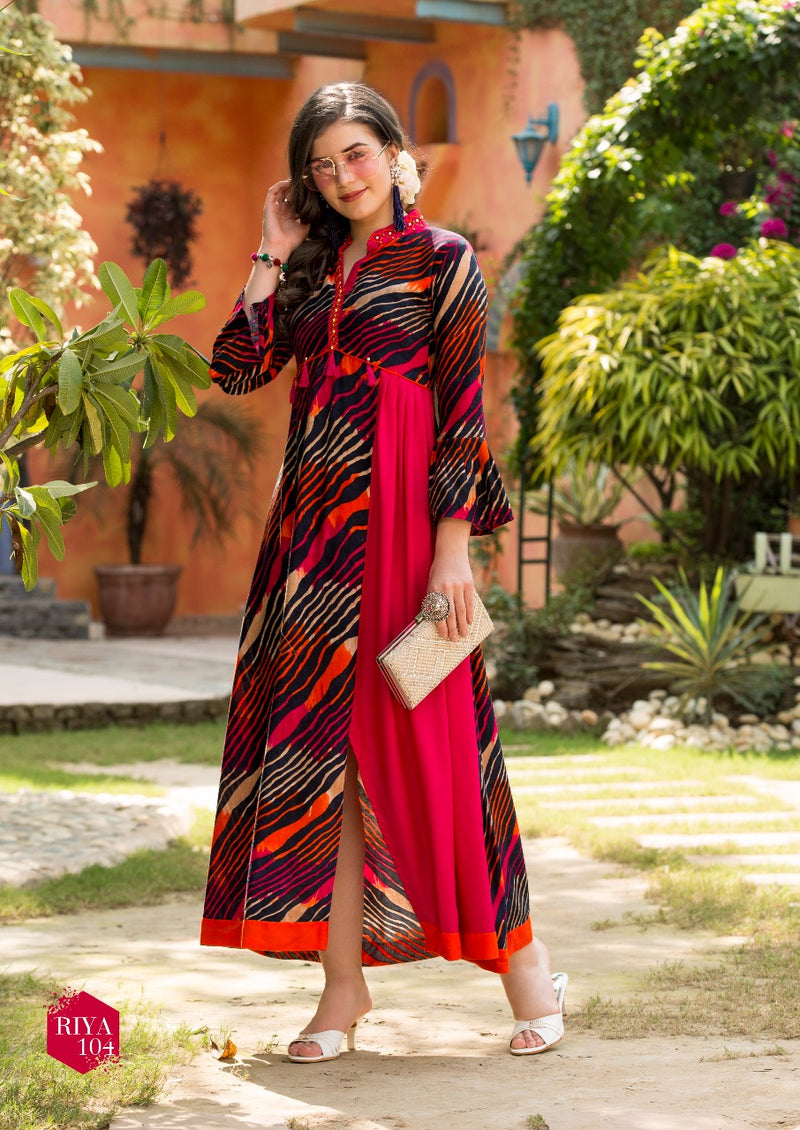 Diksha Riya Vol 1 Fancy  Party Wear Long Kurtis