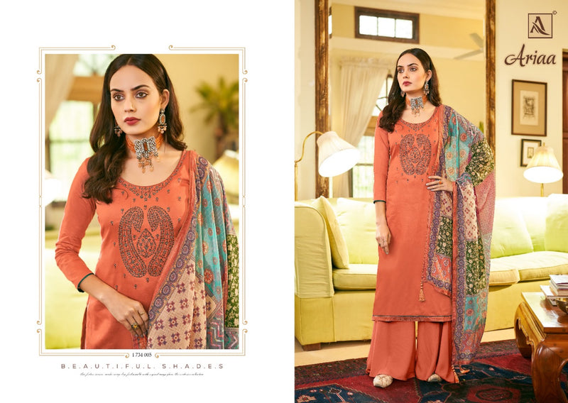 Alok Suit Ariaa Fancy Stylish Designer Wear Pakistani Style Salwar Suit