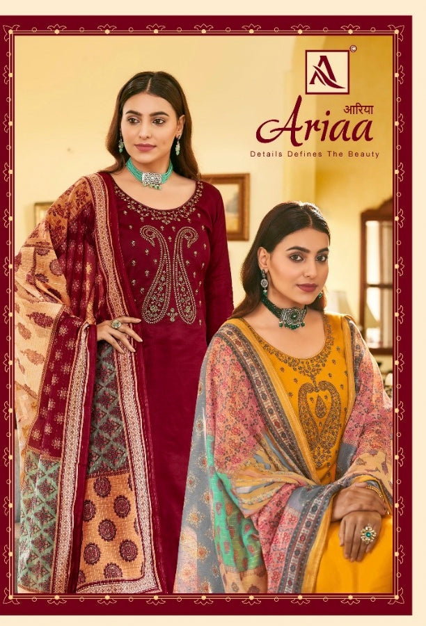 Alok Suit Ariaa Fancy Stylish Designer Wear Pakistani Style Salwar Suit