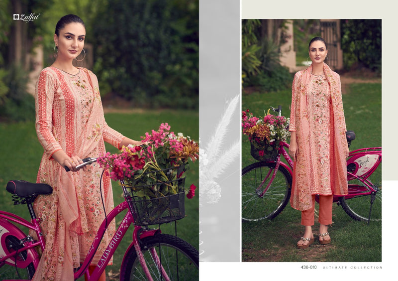 Zulfat Designer Suits Inara Cotton Fancy Festive Wear Suits