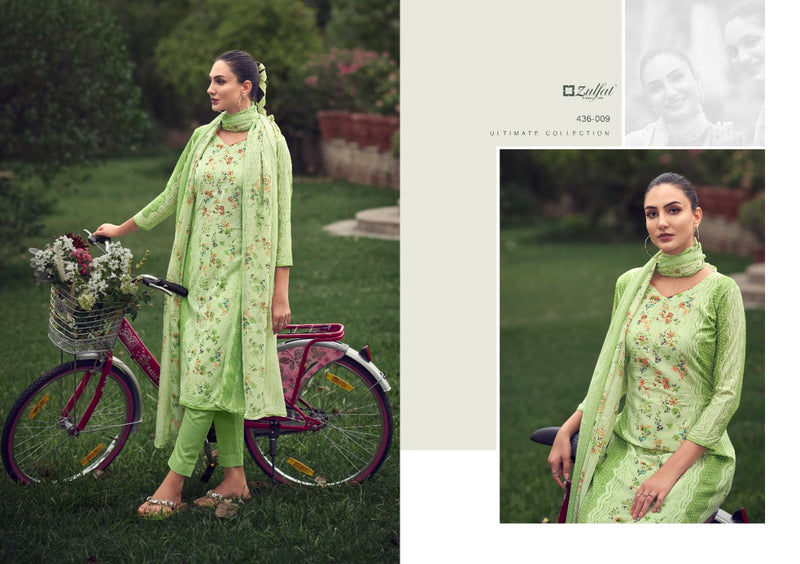 Zulfat Designer Suits Inara Cotton Fancy Festive Wear Suits