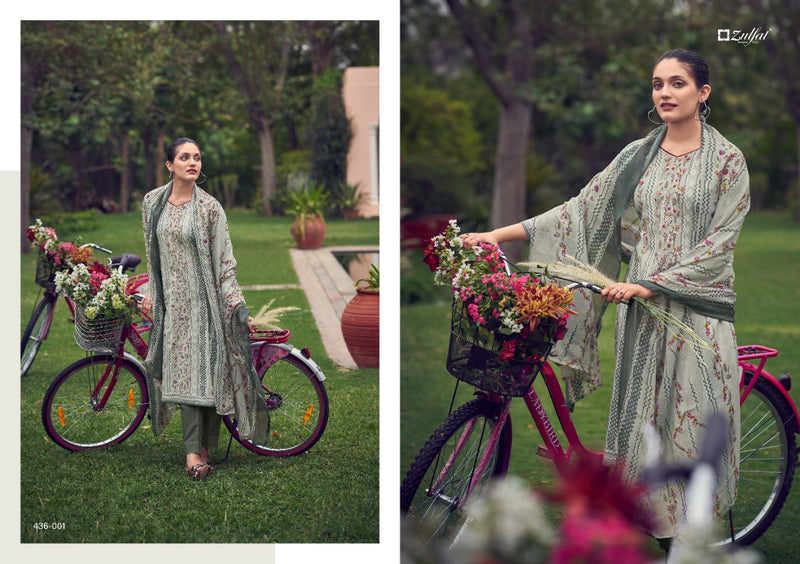 Zulfat Designer Suits Inara Cotton Fancy Festive Wear Suits