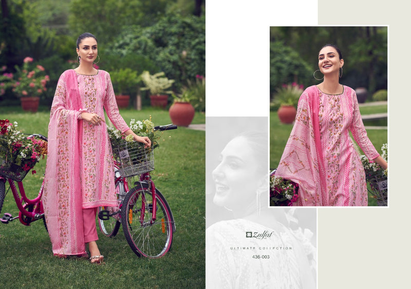 Zulfat Designer Suits Inara Cotton Fancy Festive Wear Suits