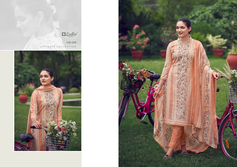 Zulfat Designer Suits Inara Cotton Fancy Festive Wear Suits