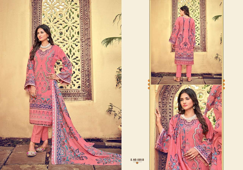 Adeeva Trendz Inayat Vol 6 Cotton Digital Printed Pakistani Style Festive  Wear Salwar Suits